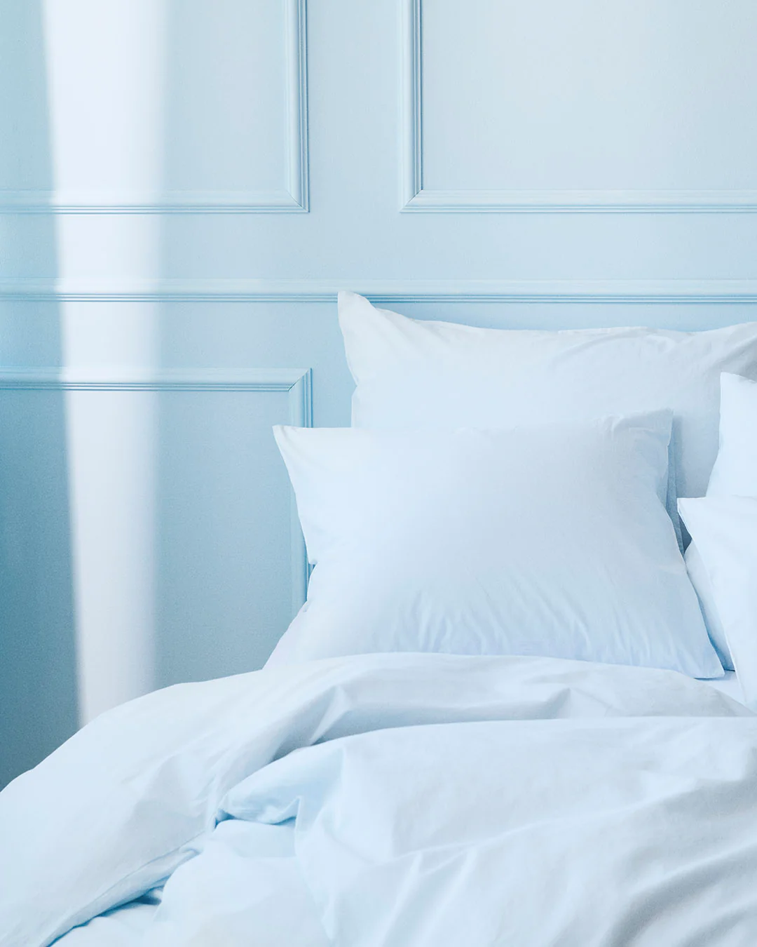 Pussilakana perkaalipuuvillaa sininen uni - Image 4