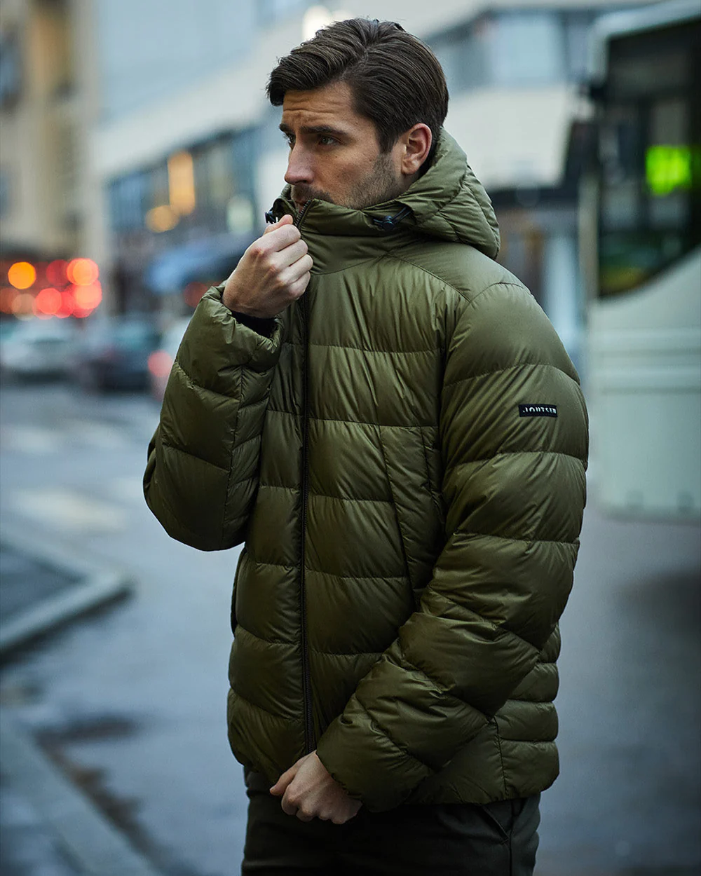 Valto-kevytuntuvatakki hiilenmusta - Image 3